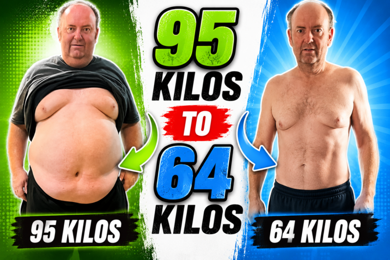 Martin Davis drank a bottle of vodka a day and ate five chocolate cookies daily: Now he has lost 95 kilos